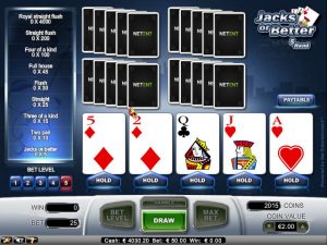 Jacks or Better Video Poker
